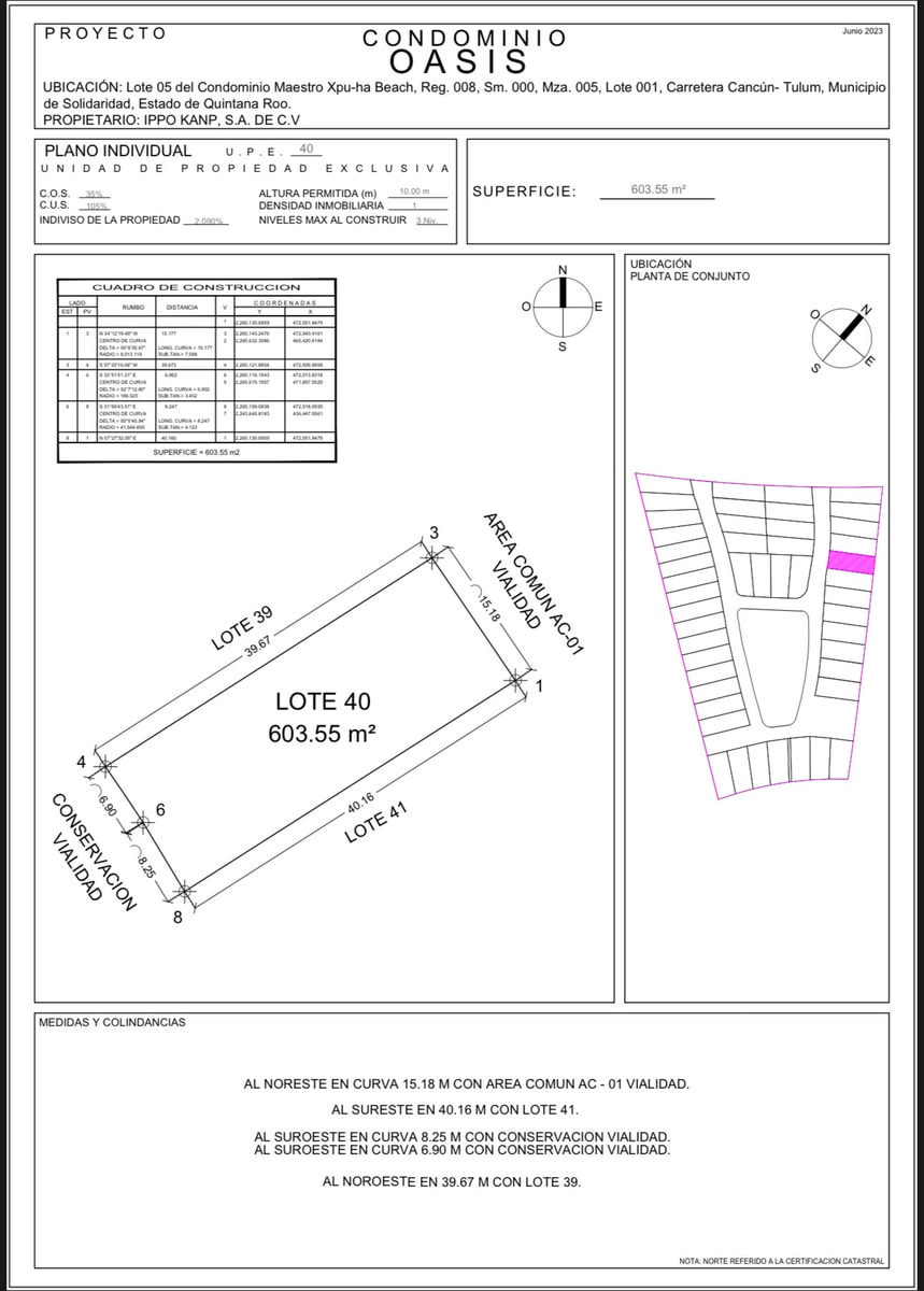 Xpu-Ha Beach Residential Resort Lotes con Playa 5